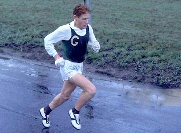 Dave McKenzie during the 1967 Boston Marathon
