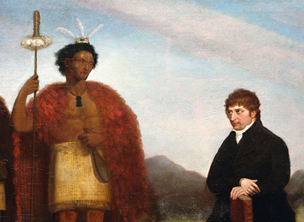 Ngāpuhi chief Hongi Hika visited London in 1820 with missionary Thomas Kendall