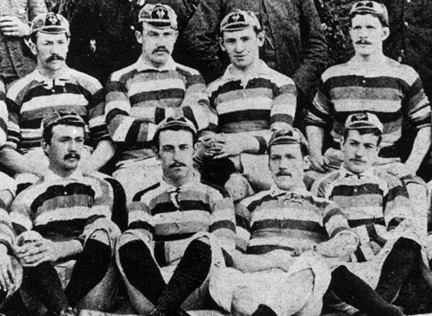 The British rugby team that toured New Zealand, 1888