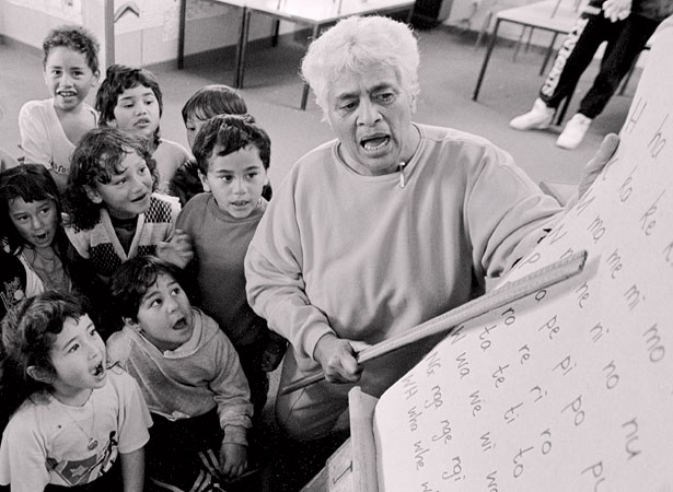 Māori language class, 1981 