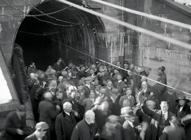 Opening of the Ōtira tunnel, 1923