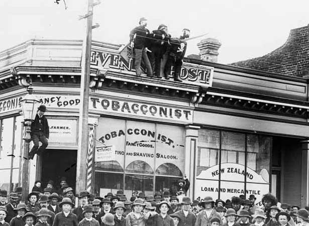 Election day in Masterton, 1887