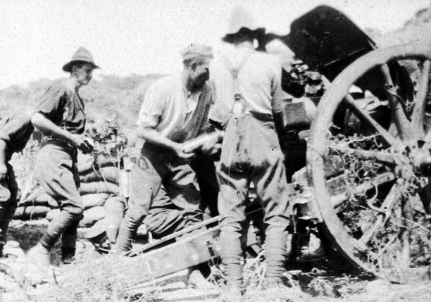 New Zealand artillery at Gallipoli