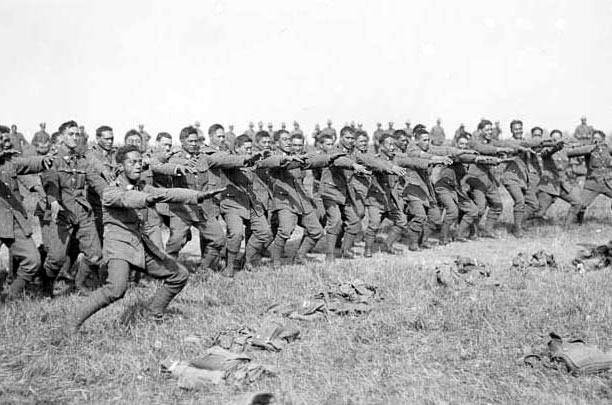 Māori Pioneer Battalion haka, 1918 