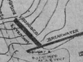 Map of the 1933 extension