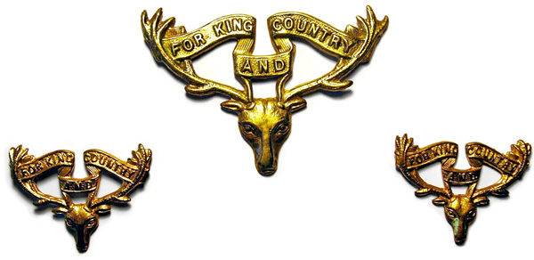 12th (Otago) Mounted Rifles Squadron badges