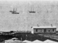 Oamaru harbour, 1874