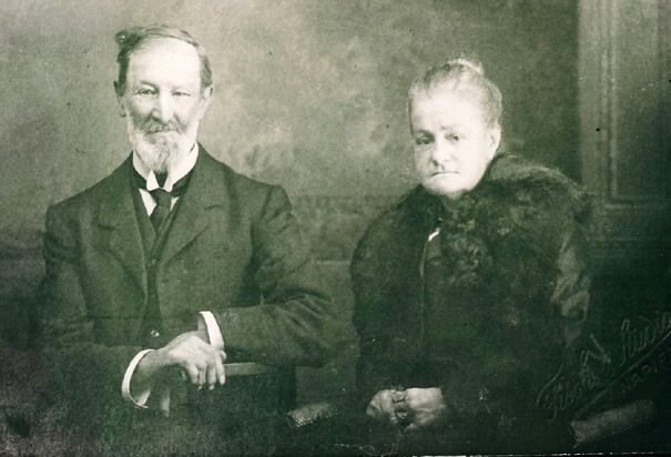 Jessie Bower and her husband