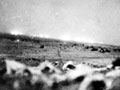 Artillery fire at El Alamein