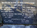 Boulcott's Farm memorial