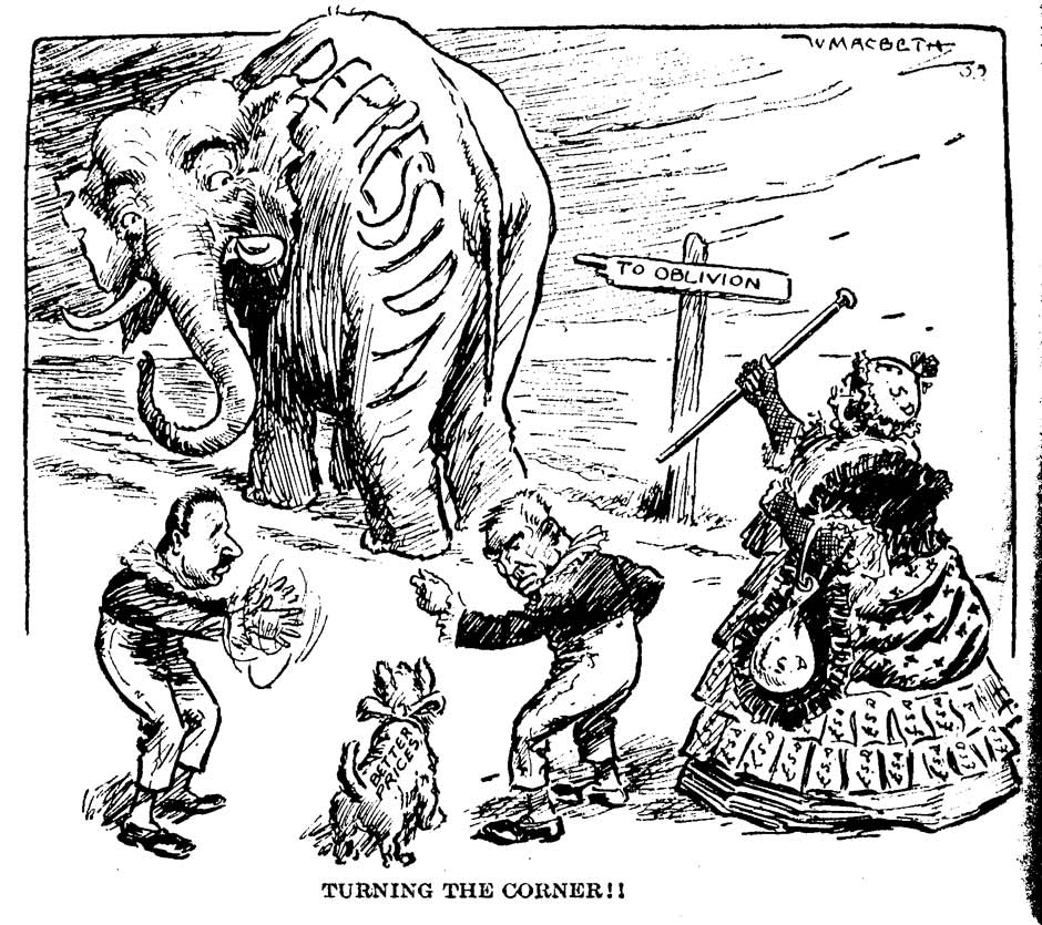 great depression political cartoons 1930