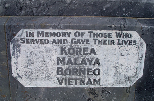 Detail from memorial
