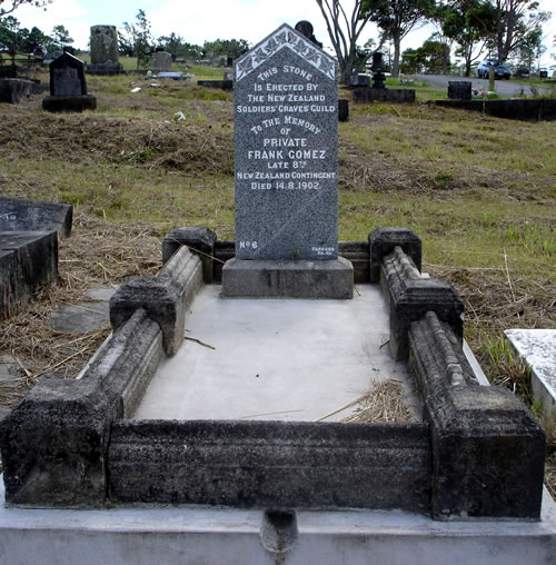 Grave of Frank Gomez