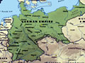 Map of the German Empire in 1914