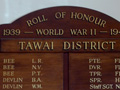 Glenavy and Tawai rolls of honour