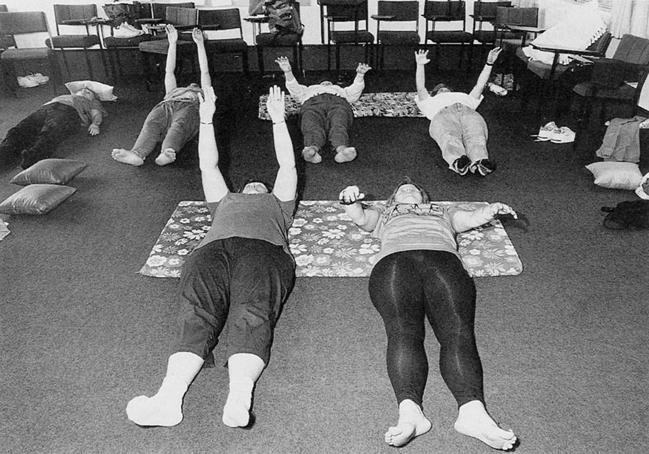 Women exercising