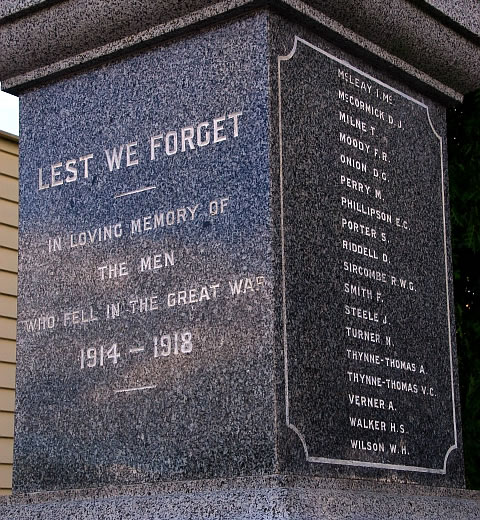 detail from memorial