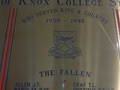 Knox College war memorials