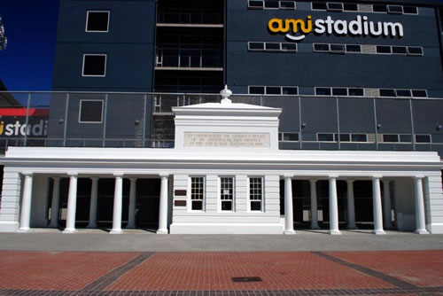 AMI Stadium memorial