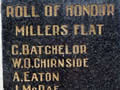 Millers Flat baths memorial