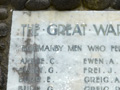 Normanby First World War memorial