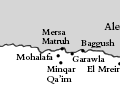 El Alamein map