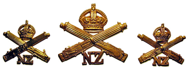 NZ Machine Gunners badges