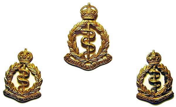 Collar Badge WW1 New Zealand NZ 7th Southland Mounted Rifles Cap Gaunt London