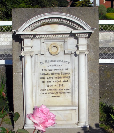 Detail of the memorial plaque