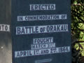 Orakau NZ Wars memorial