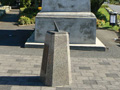 Position of the sundail in relation to the Otahuhu war memorial