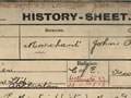 Detail from personnel file