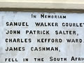 Port Chalmers South African War memorial 