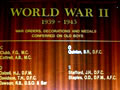 War Memorial board
