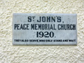 St John's Peace Memorial Church