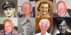 Faces of war veterans