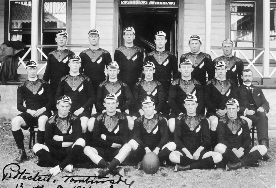 New Zealand football team, 1904  NZHistory, New Zealand history