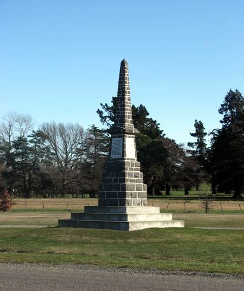 Hororata First World War memorial