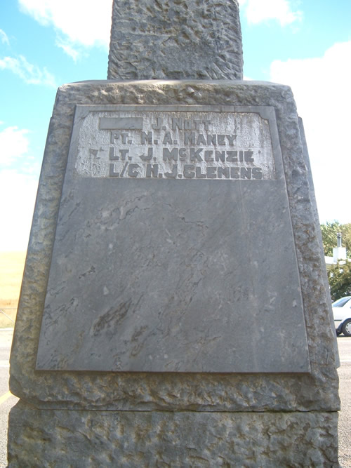 Weber memorial names