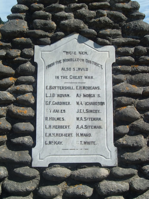 Wimbledon memorial names