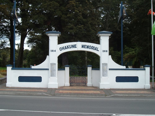 Ohakune memorial arch