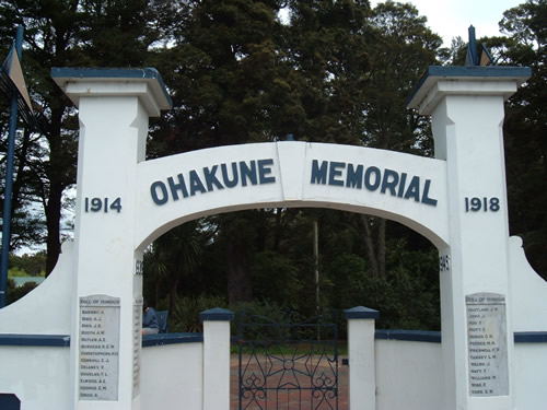 Ohakune memorial arch