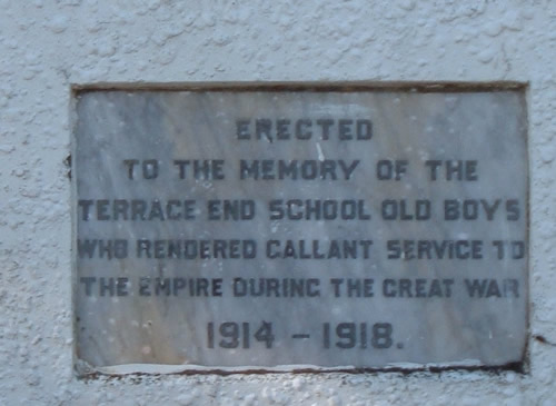 Palmerston North school gates memorial (detail)