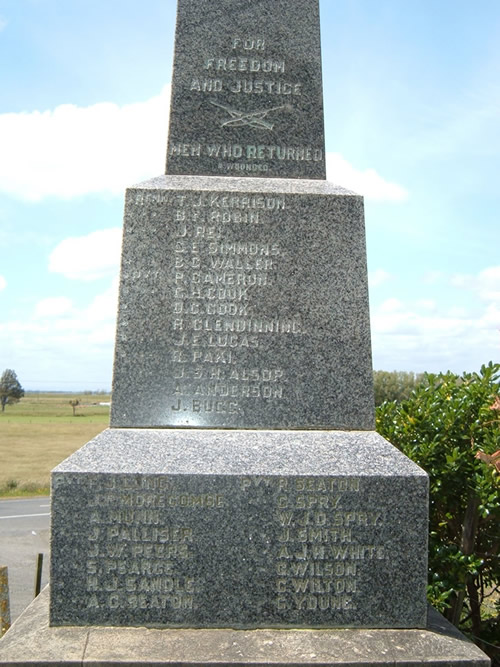 Rangiotu memorial