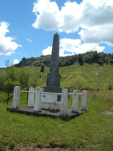 Whangamoana war memorial