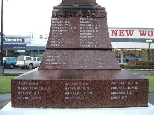 Pahiatua memorial