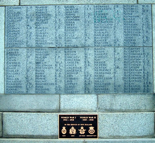 Wanganui Cenotaph (detail)