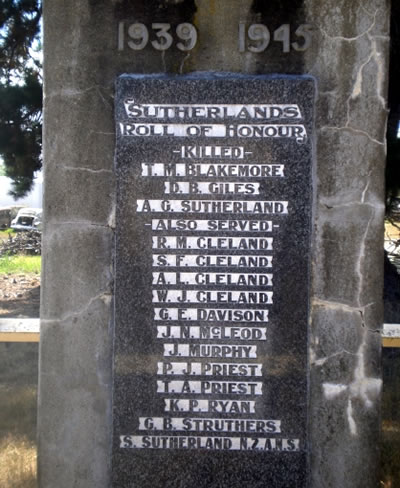 Memorial detail