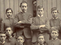 Group of young telegraph messengers