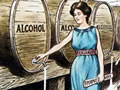 Anti-alcohol cartoon from 1905